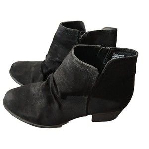 LANE BRYANT Plus Size Wide Width Faux Suede Ankle Booties Shoes Womens‎ Size 8 W